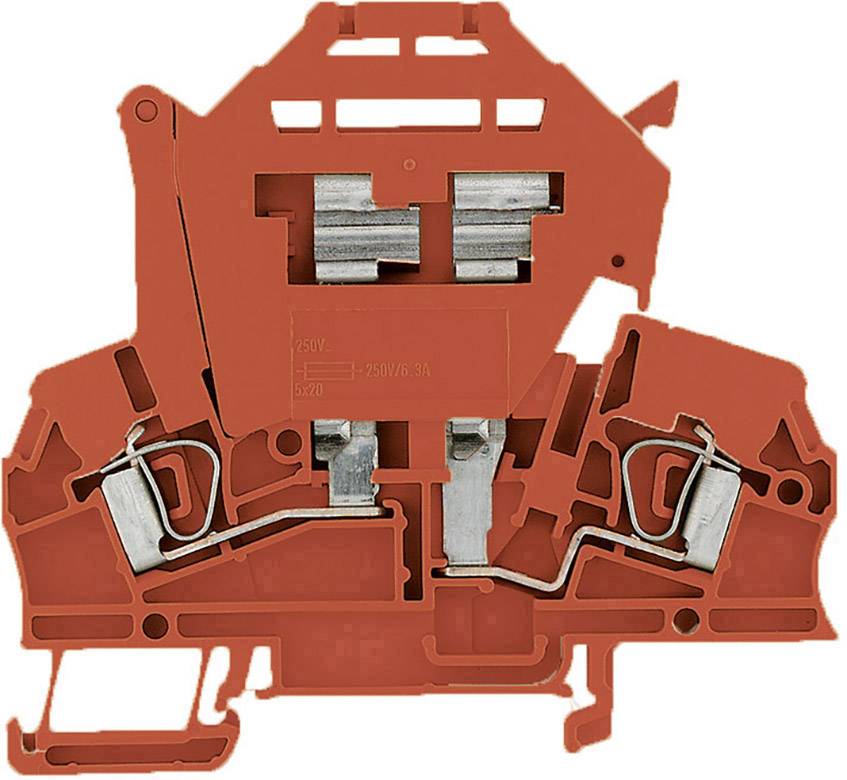 Weidmüller 1315780000 Sicherungsreihenklemme 4mm Zugfeder Rot 50St.