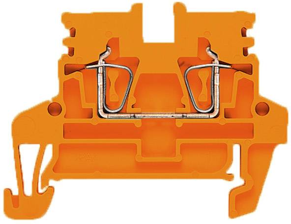 Weidmüller 1316880000 Durchgangsreihenklemme 4mm Zugfeder Orange 50St.