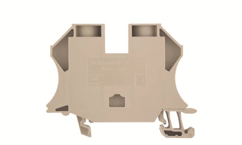 Weidmüller 1393410000 Durchgangsreihenklemme 50mm Schrauben Dunkelbeige 20St.