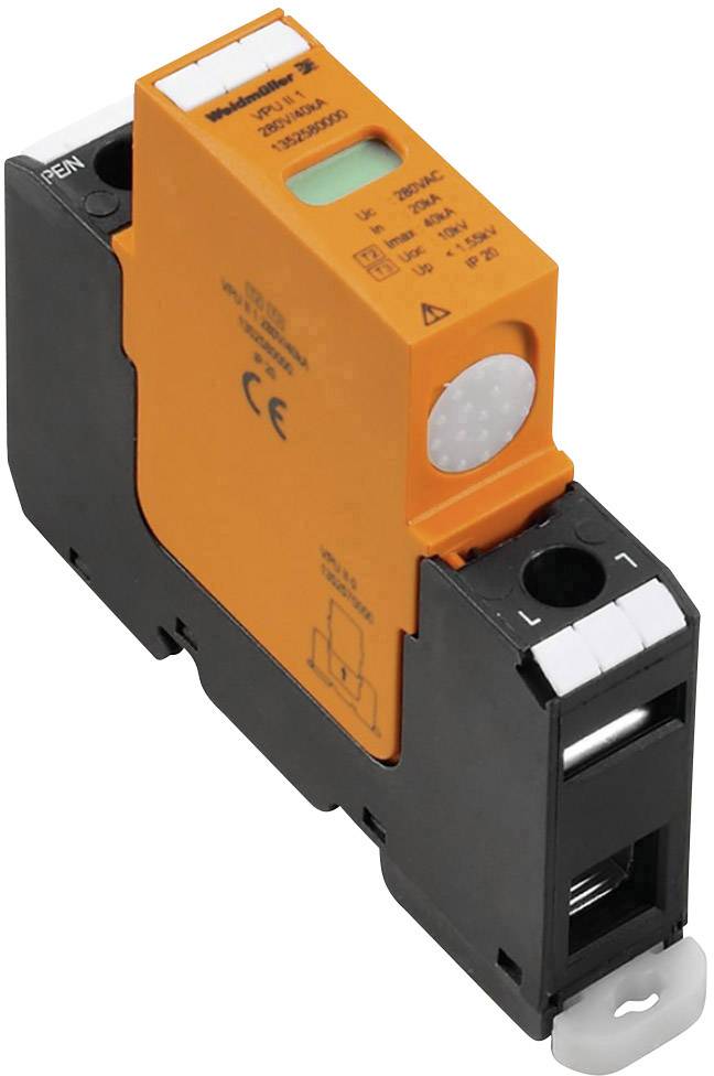 Weidmüller 1473440000 VPU II 1 1000V/40KA AC Überspannungsableiter 20 kA 1St.