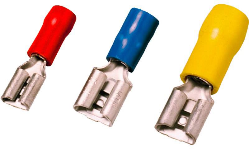 Weidmüller 1491620000 Flachsteckhülse Steckbreite: 2.8 mm Steckdicke: 0.5 mm Teilisoliert Gelb 100 St.