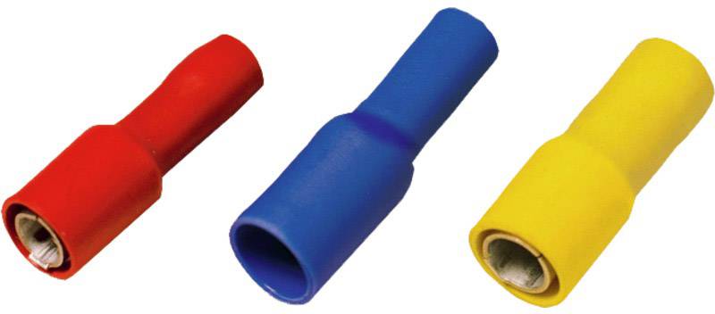 Weidmüller 1492010000 Rundsteckhülse 4 mm² 6 mm² Vollisoliert Gelb 100 St.