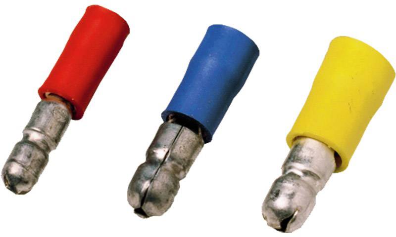 Weidmüller 1492050000 Rundsteckhülse 1.5mm² 2.5mm² Teilisoliert Blau 100St.
