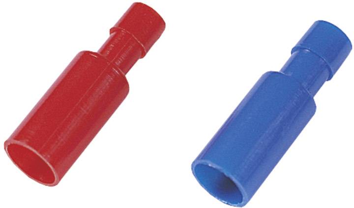 Weidmüller 1492070000 Rundsteckhülse 0.5 mm² 1 mm² Vollisoliert Rot 100 St.