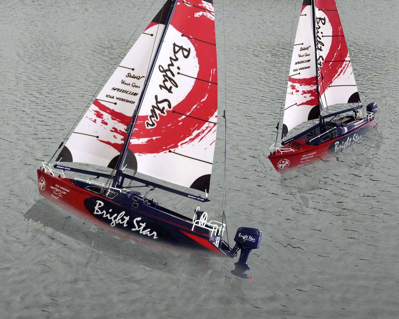 GB Bright Star RC Segelboot RtR 560mm