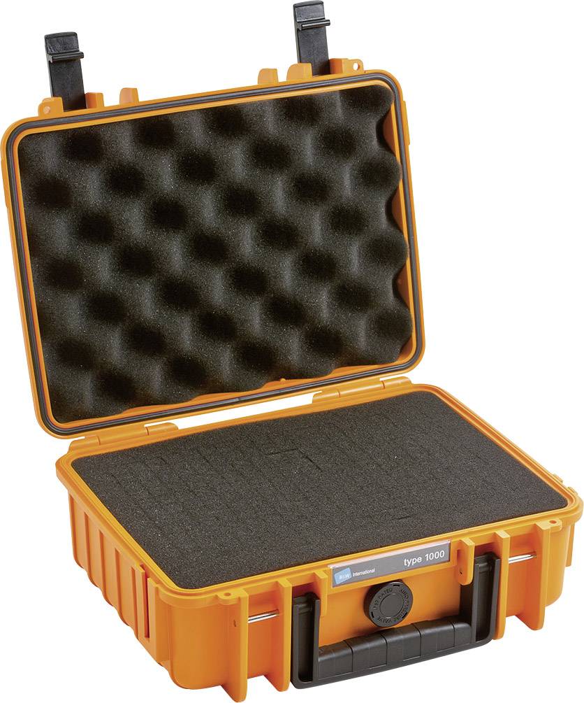 B & W International Outdoor Koffer outdoor.cases Typ 1000 4.1l (B x H x T) 270 x 215 x 105mm Orange 1000/O/SI