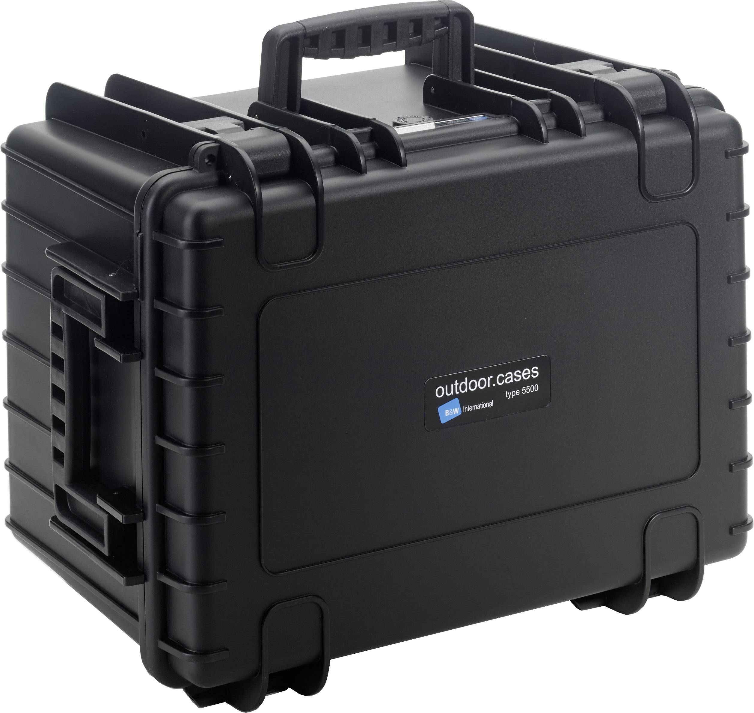 B & W International Outdoor Koffer outdoor.cases Typ 5500 37.9l (B x H x T) 495 x 365 x 315mm Schwarz 5500/B/SI