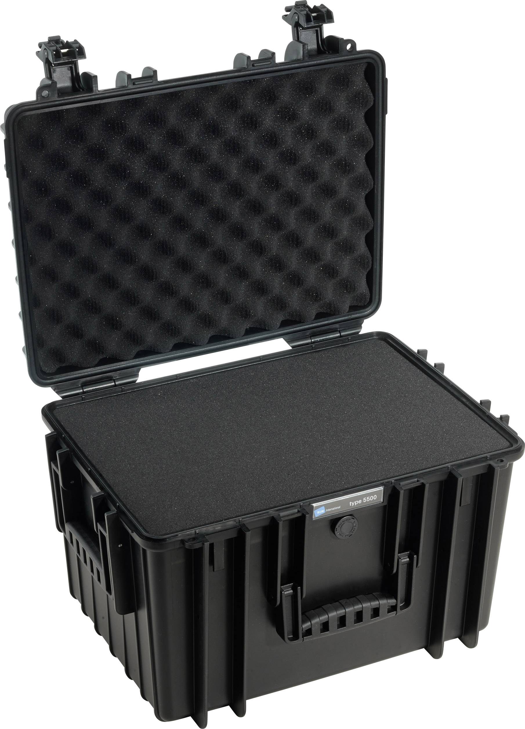 B & W International Outdoor Koffer outdoor.cases Typ 5500 37.9l (B x H x T) 495 x 365 x 315mm Schwarz 5500/B/SI