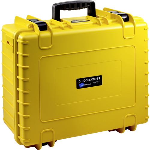 B & W Outdoor Koffer outdoor.cases Typ 6000 32.6 l (B x H x T) 510 x 215 x 419 mm Gelb 6000/Y/SI