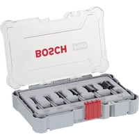 Bosch Accessories Nutfräser-Set, 8-mm-Schaft, 6-teilig 2607017466 Bosch Accessories Nutfräser-Set, 8-mm-Schaft, 6-teilig 2607017466