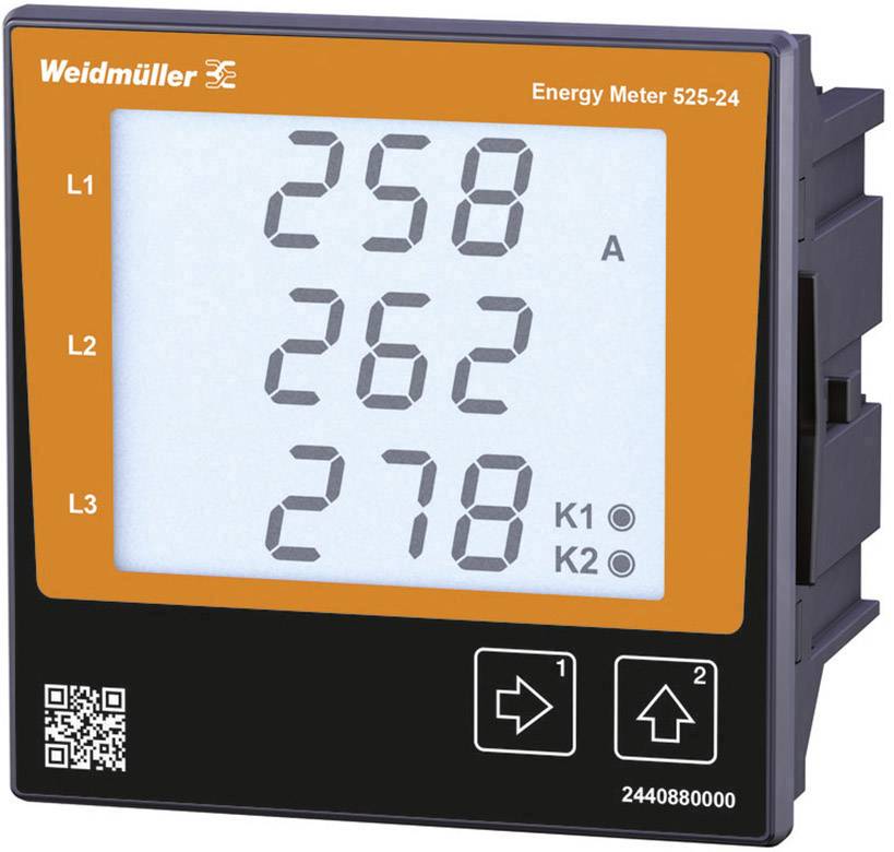 Weidmüller ENERGY METER 525-24 Digitales Einbaumessgerät