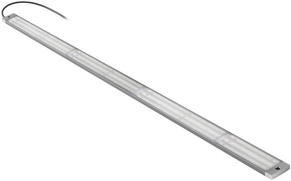 LED-Leiste mit Aluminiumgehäuse und Kabel, geeignet zur Beleuchtung in verschiedenen Umgebungen.