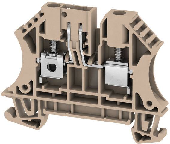 Weidmüller 2436390000 Prüftrenn-Reihenklemme 6mm Schrauben Beige 50St.