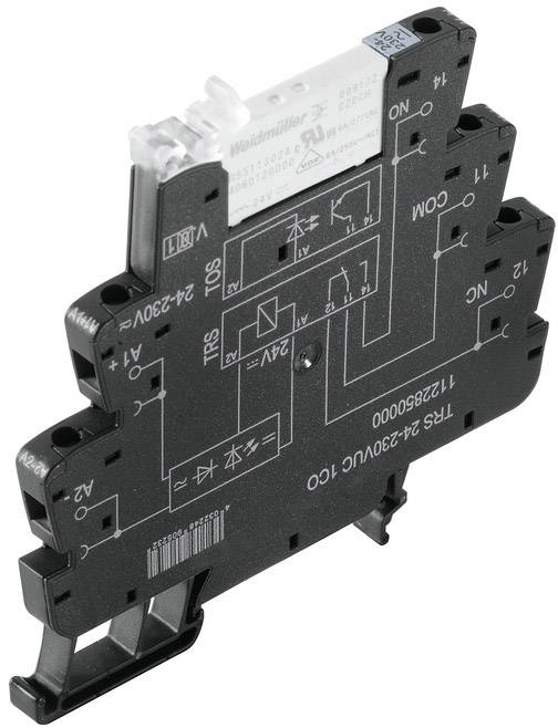 Weidmüller TRS 24-230VUC 1COAUC1D2 Koppelrelais 24V DC/AC, 230V DC/AC 6A 1 Wechsler 10St.