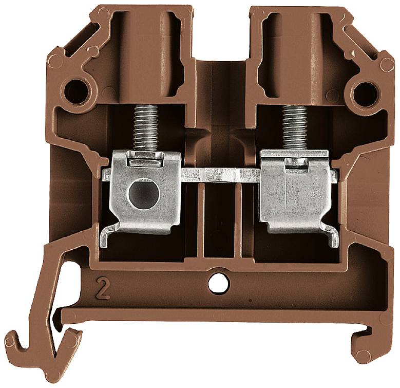 Weidmüller 2566280000 Reihenklemme Schrauben Braun 1St.