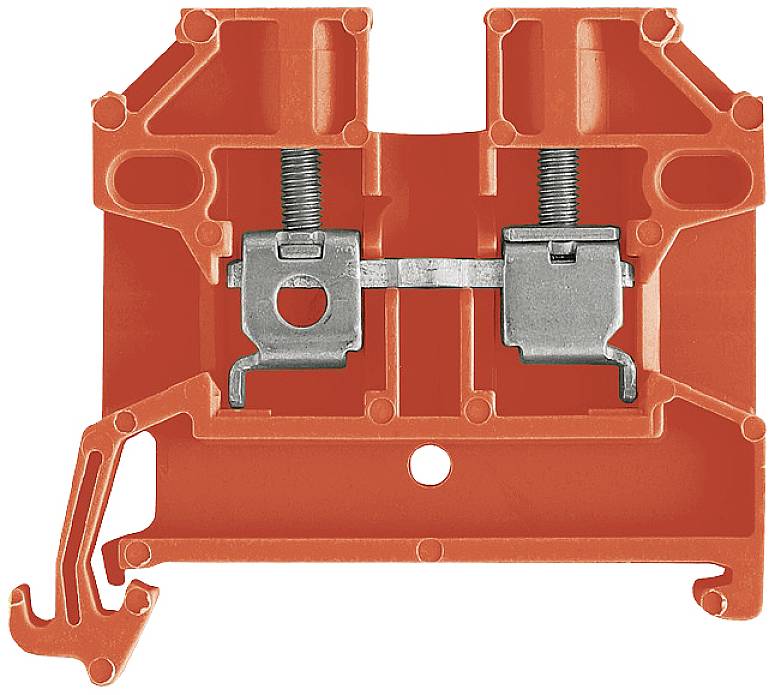Weidmüller 2566530000 Durchgangsreihenklemme Schrauben Rot 100St.