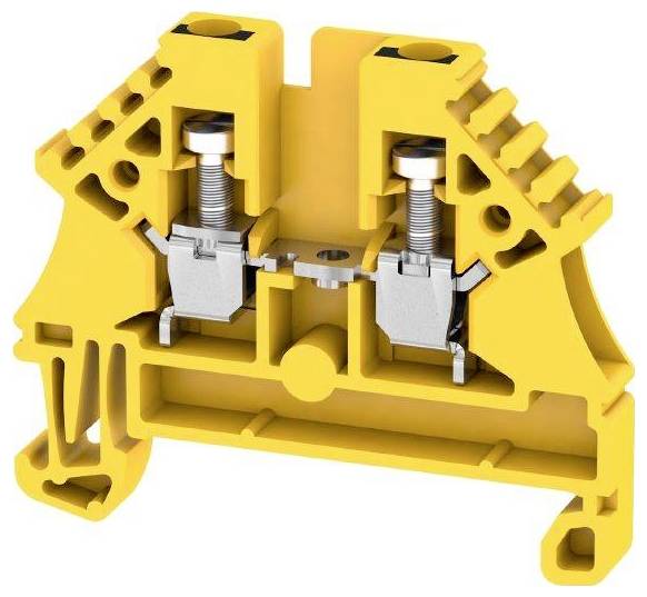 Weidmüller 2429780000 Schutzleiterklemme Schrauben Schwarz-Gelb