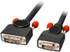 LINDY DVI / VGA Adapterkabel DVI-A 12+5pol. Stecker, VGA 15pol. Stecker 3.00 m Schwarz 41197 UL-zertifiziert, doppelt geschirmt DVI-Kabel
