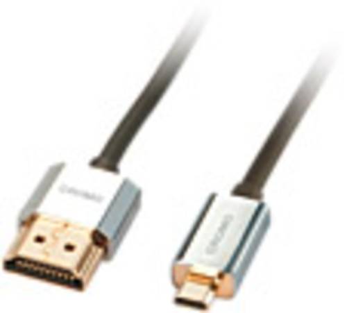 HDMI Anschlusskabel 1.00m High Speed-HDMI mit Ethernet, OFC-Leiter, Rund, Ultra HD (4k) HDMI m