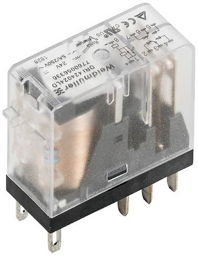 Weidmüller DRI424110LD Steckrelais 110 V/DC 5 A 2 Wechsler 20 St.