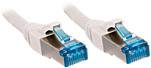 LINDY 47196 RJ45 Patchkabel CAT 6a S/FTP 5.00 m Weiß 1 St.