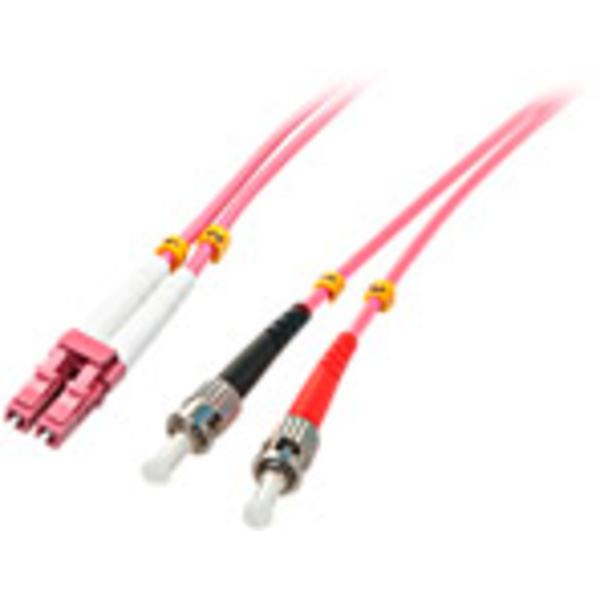 Câble de raccordement fibre optique FO LINDY LINDY LWL-Duplexkabel LC/ST OM4 20m 46356