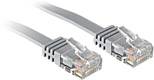 LINDY 47492 RJ45 Netzwerkkabel, Patchkabel CAT 6 U/UTP 2.00 m Grau 1 St.