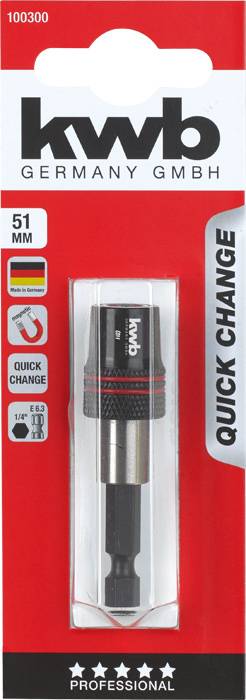 Kwb 100300 QUICK CHANGE Schnellwechsel-Bithalter
