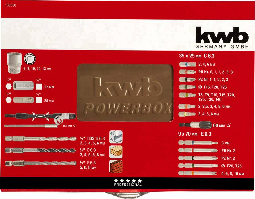 Kwb 106300 Bit-Set 67teilig