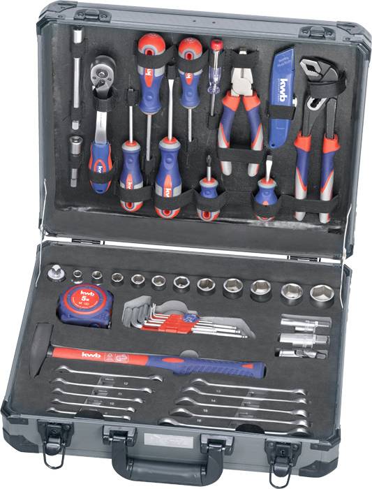 Kwb 370740 Werkzeugkoffer bestückt 51teilig