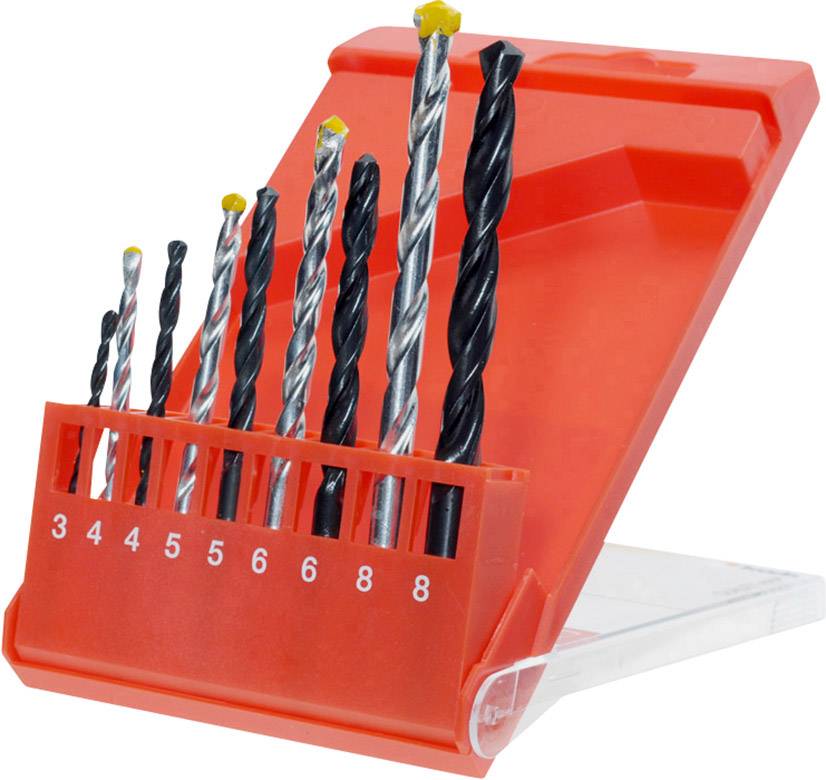 Kwb 420200 9teilig Metall-Spiralbohrer-Set