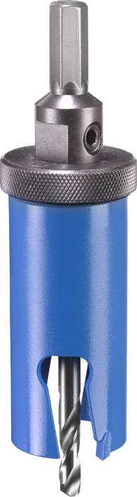 Metallbohrer mit blauem Schaft und Silberbohrkopf zur Verwendung in Bohrmaschinen. Ideal für präzise Bohrungen in Metalloberflächen.
