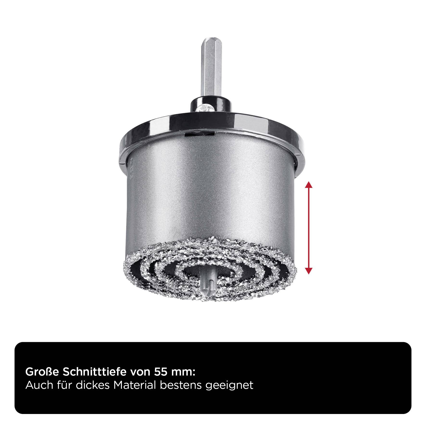 kwb 499690 Lochsägen-Set 6teilig 33 mm, 53 mm, 67 mm, 83 mm 6 St.