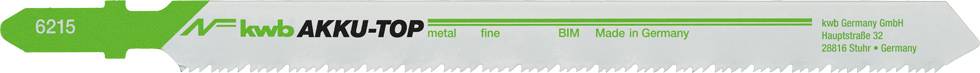 kwb 621520 Stichsägeblatt, Metall- und Holzbearbeitung, Bi-Metall, 2 x fein 2 St.