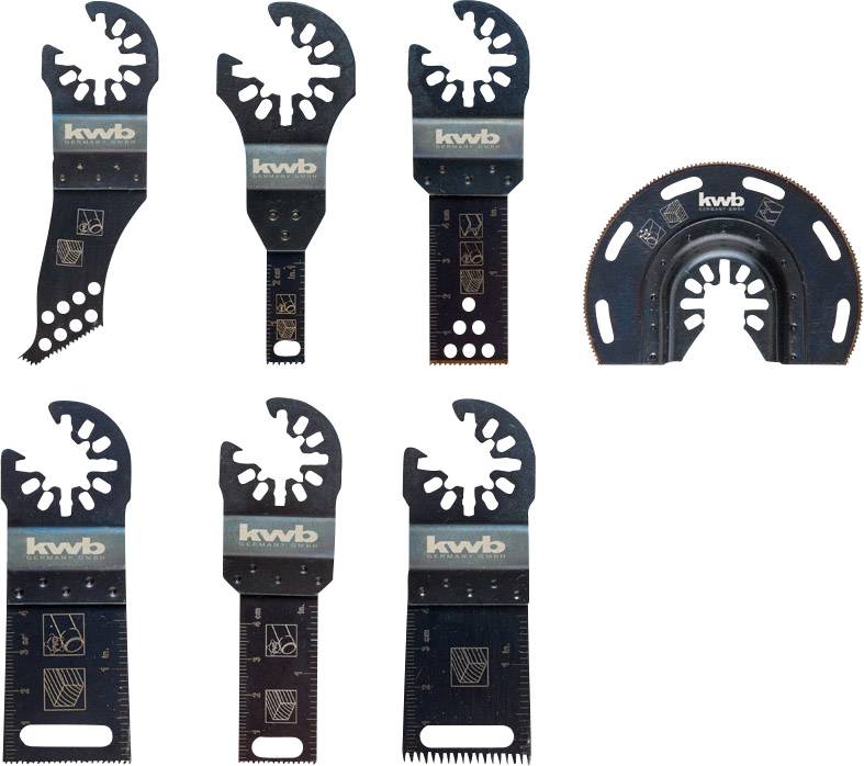 Kwb 708000 Tauchsägeblatt-Set 7teilig 7 St.