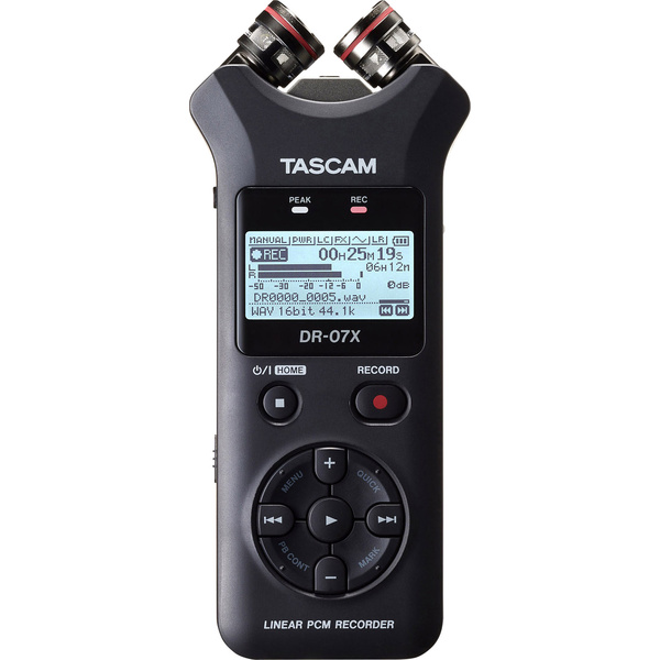 Tascam DR-07X Audio-Recorder Schwarz