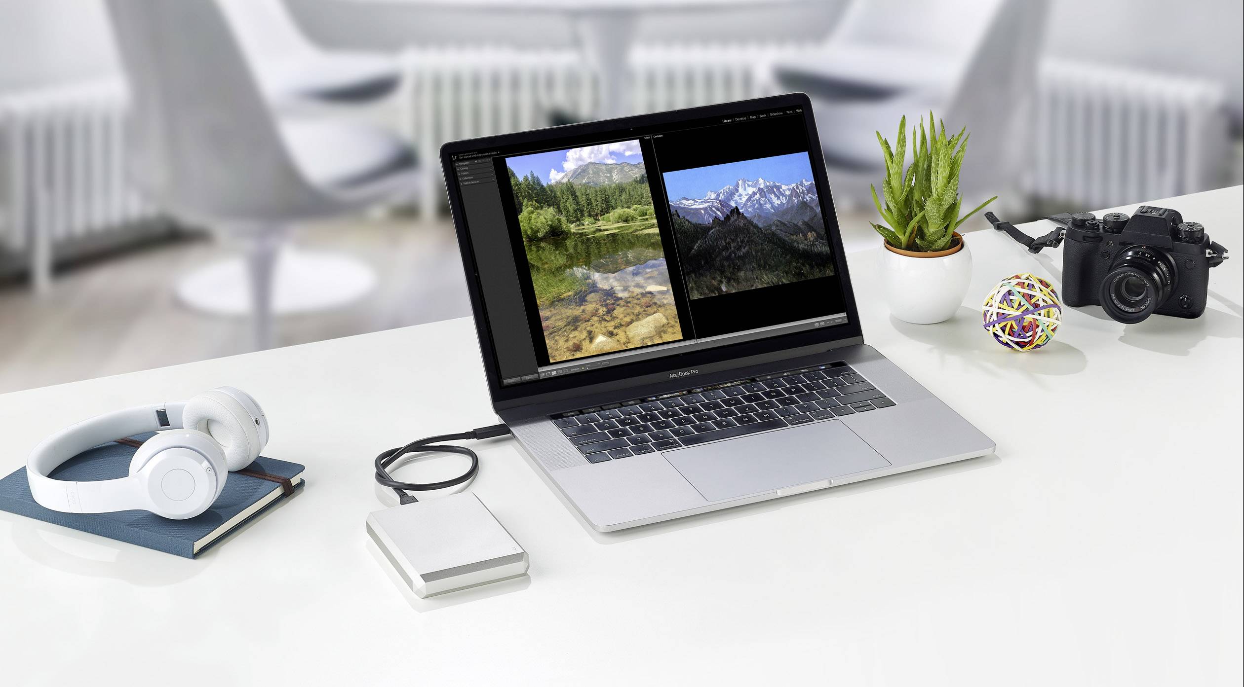 LaCie Mobile Drive 4 TB Externe Festplatte 6.35 cm (2.5 Zoll) USB-C® Silber STHG4000400