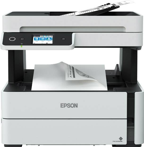 Epson EcoTank ET-M3180 Multifunktionsdrucker Tintenstrahl Schwarz-Weiß A4 Drucker, Scanner, Kopierer, Fax LAN, WLAN, Duplex, Duplex-ADF, Tintentank-