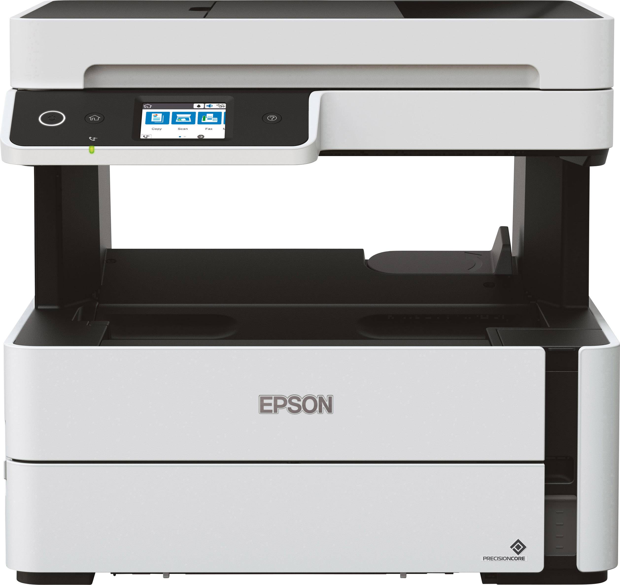 Epson EcoTank ET-M3180 Multifunktionsdrucker Tintenstrahl Schwarz-Weiß A4 Drucker, Scanner, Kopierer, Fax LAN, WLAN, Duplex, Duplex-ADF, Tintentank-