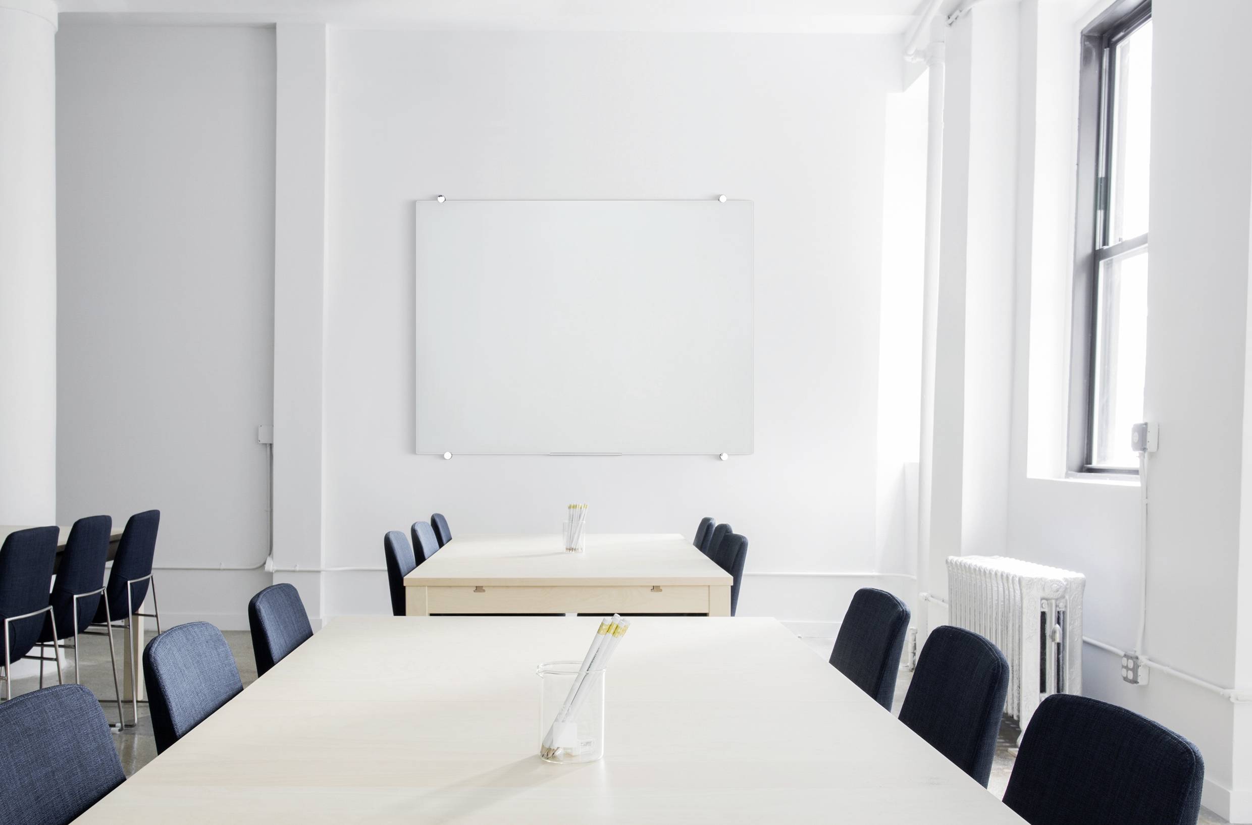 SpeaKa Professional Glas-Magnetboard SP-GWW-001 (B x H) 1200mm x 900mm Weiß glatt Inkl. Ablageschale