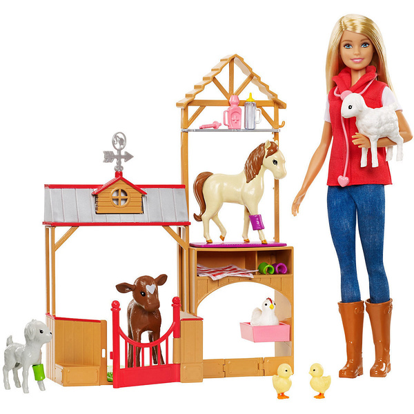 Barbie Farm Tierärztin GCK86