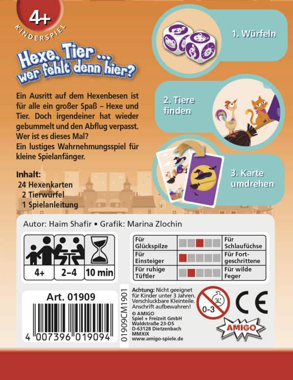 Amigo Hexe, Tier ... wer fehlt denn hier? 01909