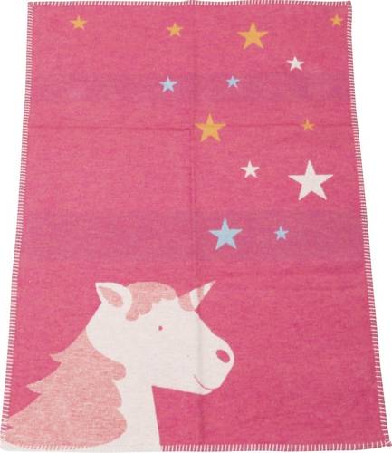 Baby- und Kinderdecke Lili Einhorn 70 x 90cm