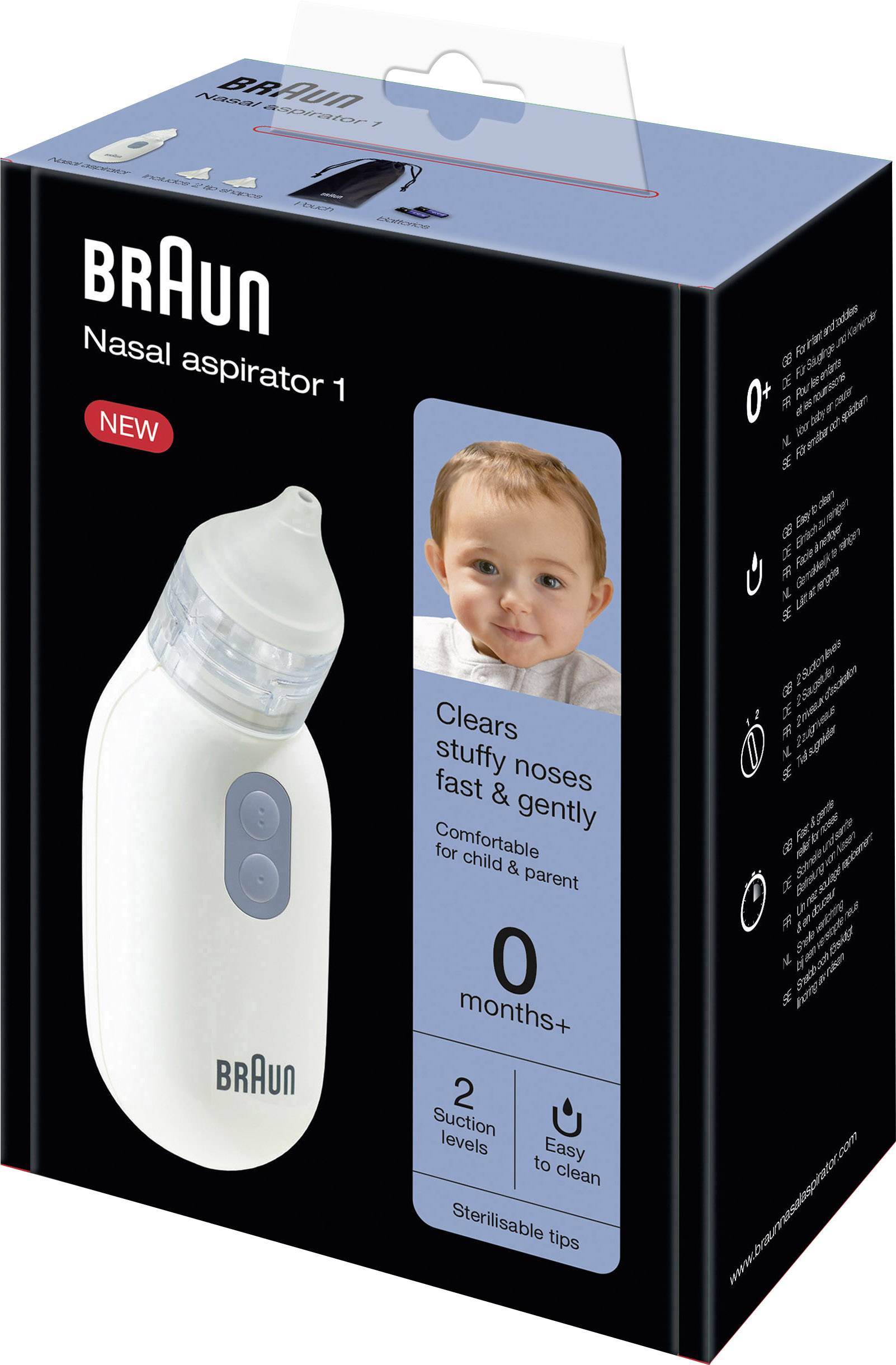 Braun Baby-Nasensauger Nasal aspirator1 BNA100EU