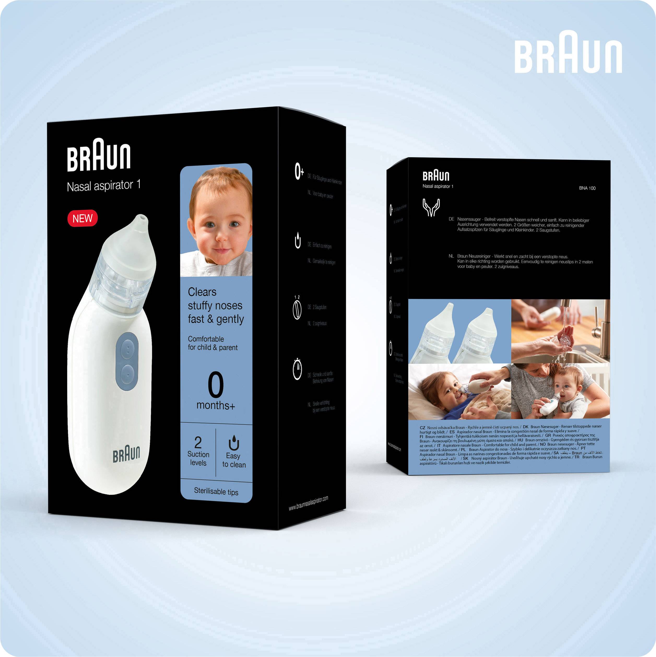 Braun Baby-Nasensauger Nasal aspirator1 BNA100EU