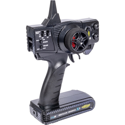 Carson Modellsport Reflex Wheel X1, Carbon Version Pistolengriff-Fernsteuerung 2,4 GHz Anzahl Kanäl