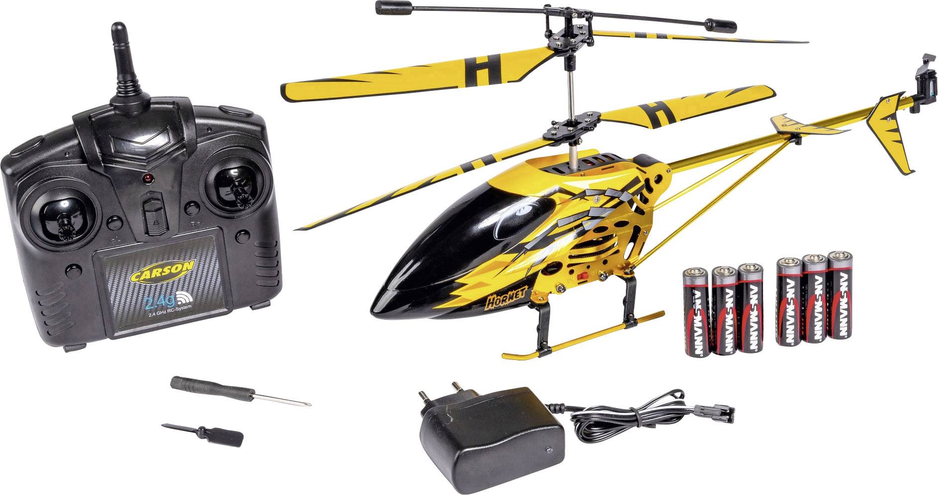 Carson RC Sport Easy Tyrann Hornet 350 RC Einsteiger Hubschrauber RtR