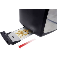 Trisa Crispy Snack Toaster Edelstahl, Schwarz Trisa Crispy Snack Toaster Edelstahl, Schwarz