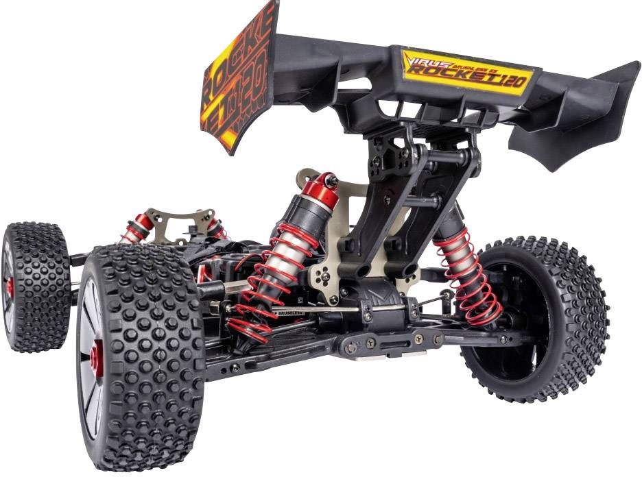Carson Modellsport Virus 6S 120 km/h Brushless 1:8 RC Modellauto Elektro Buggy Allradantrieb (4WD) 100% RtR 2,4GHz