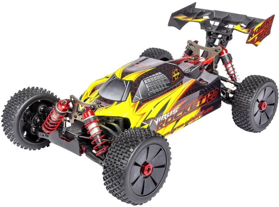 Carson Modellsport Virus 6S 120 km/h 1:8 RC Modellauto Elektro Buggy Allradantrieb (4WD) RtR 2,4GHz